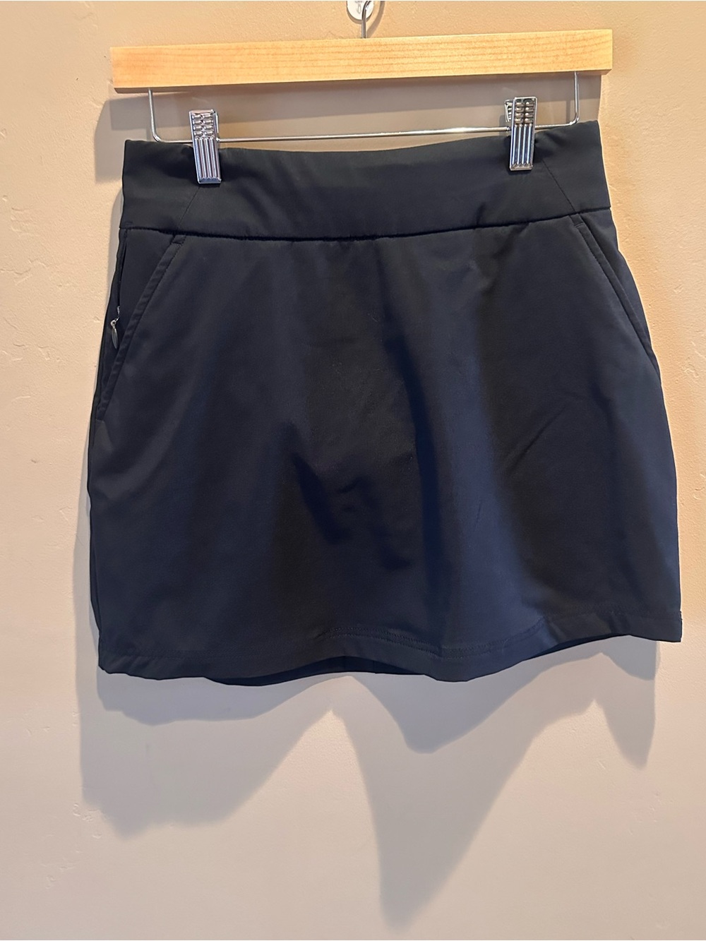 Columbia All Seasons Skort Black Active Athletic Hiking Running Skirt S